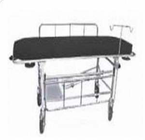 Chariot médical pour patient avec matelas fixe, capacité de charge de 100 lb, largeur de 13,5 pouces, mobilier pour établissements médicaux Hitech - Product Image 2