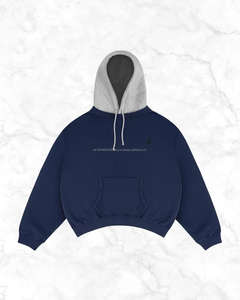 Nueva Sudadera con Capucha Unisex de Alta Calidad 2026, 500 g/m², Bordada, Negra, con Capucha, para Hombre, de Fabricantes - Product Image 3