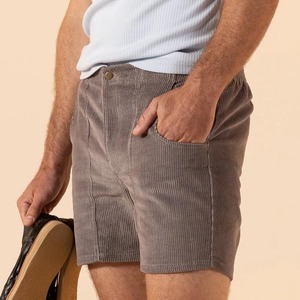 Summer New Men's Casual Sports Running Quick Dry Breathable Outdoor Fitness Tennis Five Cent Corduroy Knitted Solid Cargo <b>Shorts</b> - Product Image 2