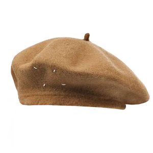 Se Aceptan Logotipos Personalizados, Gorra de Boina Bordada Personalizada 100% Lana, Boinas de Alta Calidad, Estilo Nuevo, para Adultos - Product Image 3