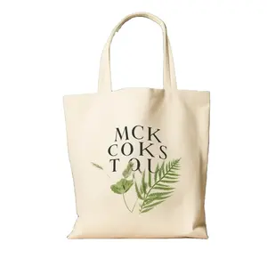Individuell bedruckte Eco Recycled Blank Einkaufstasche Plain Organic Cotton Canvas Einkaufstasche mit Logo aus Malaysia