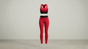 Ensemble de yoga sans couture pour femmes, soutien-gorge de sport et leggings taille haute, tenue de sport respirante - Product Image 6