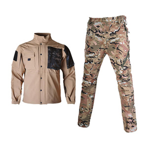 Ensemble veste et pantalon de chasse et de randonnée camouflage haut de gamme, vêtements d'aventure durables, fabricant, vente en gros - Product Image 5