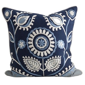 Geometric Print Pillow Covers 100% Cotton Stylish Surface Reusable Texture Washable Feel Bedroom Decor Comfort Daily Look - Product Image 1