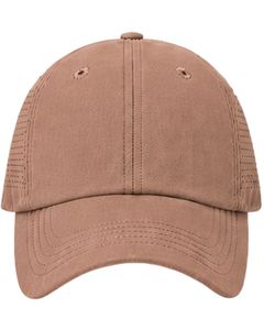 Casquette de baseball sportive respirante marron camel, sangle réglable, légère, séchage rapide, pour course en extérieur, gym, usage décontracté, qualité supérieure - Product Image 4