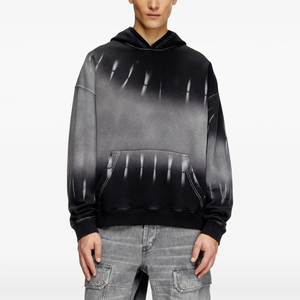 Sudadera con Capucha Corta Retro Personalizada, Nueva y Popular 2026, 100% Algodón, Forro Polar Transpirable y Ecológico, 350g, para Hombre, Otoño, Gruesa - Product Image 3