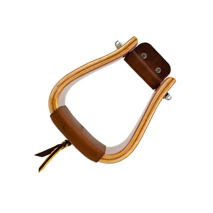 Estribos de Madera para Montar a Caballo, Reposapiés Ecuestres de Madera Natural, Accesorios Duraderos para Silla de Montar, Equipo Cómodo para Montar en Establos - Product Image 6