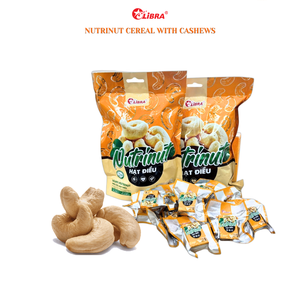 195g Nutrinut Cashew Energy Biscuits Cereal Snack Wholesale ODM Vietnam Factory - Product Image 1