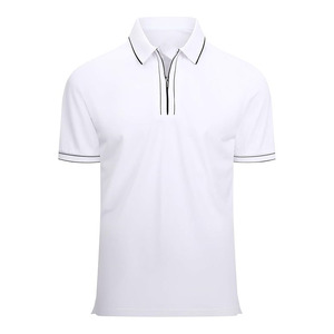 เสื้อโปโลกอล์ฟแบบซิปครึ่งตัวสั่งทำขายส่ง ระบายอากาศได้ดี ซับเหงื่อ แห้งไว เหมาะสำหรับการฝึกซ้อมเป็นทีม - Product Image 1