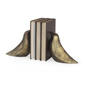 Sujetalibros de Metal de Lujo con Acabado de Diseño Elegante, Soporte para Libros, Decoración para Estudio, Oficina o Biblioteca - Product Image 2