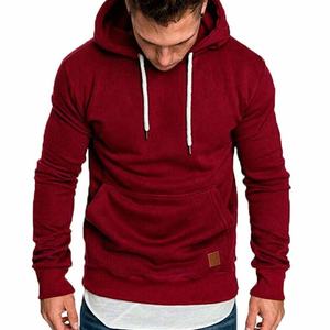 Sweat-shirts d'hiver pour hommes de haute qualité avec logo personnalisé, 100% coton, impression en relief, tissu polaire uni, tailles XS-XXL - Product Image 2