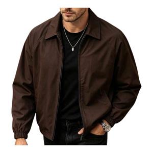 Chaqueta Bomber Unisex con Capucha, Cortavientos, de Lona, con Cuello Alto, Cierre de Cremallera, Casual, Ecológica, de Secado Rápido, con Logotipo Frontal, Talla XL, Diseño Personalizado - Product Image 5