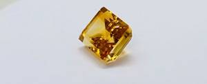Citrine brésilienne naturelle taille émeraude, pierre précieuse en quartz doré véritable pour la collection de bijoux fins en gros - Product Image 2