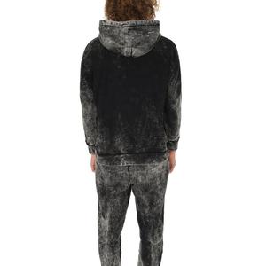 ชุดกันหนาวสำหรับผู้ชายผ้าคอตตอน100% ระบายอากาศได้ดีแห้งเร็วชุด2ชิ้น-ชุดวอร์มและเสื้อฮู้ดขนแกะสำหรับฤดูใบไม้ร่วง - Product Image 4