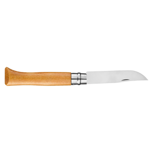 Classic Silver <b>Stainless</b> <b>Steel</b> Folding Knife with Light Brown Wooden Handle Portable Pocket Knife for Camping <b>Outdoor</b> Activities - Product Image 3