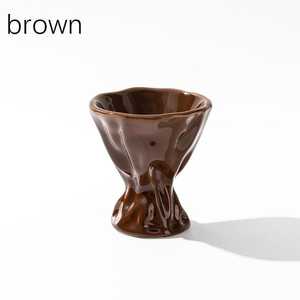 2026 Funnel-shaped Handmade Porcelain Ceramic Coffee Mug Latte Art Design 280ml Capacity Dishwasher Trendy Pattern By UO INDIA - Product Image 5