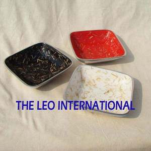 Cuenco Decorativo de Aluminio con Diseño de Flor Chapado en Oro, de Alta Calidad, Lujoso y Elegante para el Hogar - Product Image 5