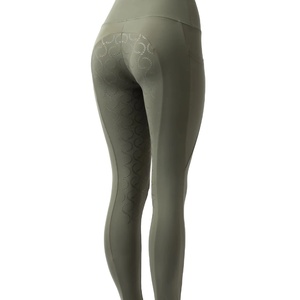 Pantalon d'équitation imprimé en polyester et spandex pour femme, taille haute, longueur intégrale, qualité professionnelle - Product Image 2