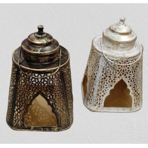 Farol Marroquí Decorativo de Hierro, Diseño Real, Hecho a Mano, Ecológico, Duradero, Estilo Oriental Vintage, Personalizable, Colgante - Product Image 3