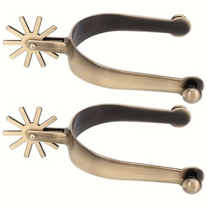 2pcs of -Colored Spurs, Zinc Alloy Spurs, American Cowboy Spurs, Gear Spurs, <b>Equestrian</b> Gear - Product Image 1