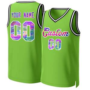 Maillot de basketball personnalisé avec logo, 100 % polyester, dernier style, vêtements de sport, impression par sublimation, nouveau modèle, taille plus, taille XS, été - Product Image 1
