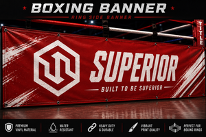 Waterproof Boxing Ring Advertising <b>Banner</b> with Fade Resistant Print Sports Arena Boxing Ring Side <b>Banner</b> for Sponsor Visibility - Product Image 3