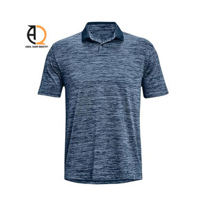 Polo pour homme OEM/ODM à séchage rapide, tissé, respirant, coupe ajustée, sensation de fraîcheur, couleur unie - Product Image 1