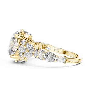Wholesale Custom 925 Sterling Silver Moissanite <b>Diamond</b> <b>Ring</b> Fine Wedding Jewelry Manufacturer Export Supplier - Product Image 2