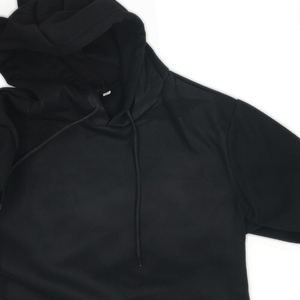 เสื้อฮู้ดฟลีซผู้ชายสั่งทำพิเศษ แบบสองชั้น มีฮู้ดคลุมหน้า ซิปยาวเต็มตัว ทรงโอเวอร์ไซส์ ไซส์พลัส ปักโลโก้ ผ้าฝ้าย 100% - Product Image 5