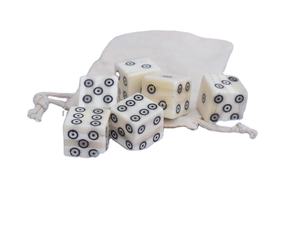 Dados Cuadrados Tallados en Hueso de Camello - Ecológicos - Product Image 2