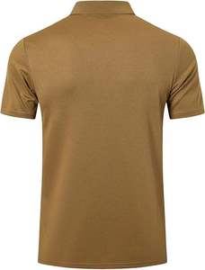 เสื้อโปโลถักคุณภาพสูงจากโพลีเอสเตอร์สำหรับชุดยูนิฟอร์มผู้ชาย แห้งเร็ว พร้อมพิมพ์โลโก้ตามสั่ง เสื้อกอล์ฟสีพื้น - Product Image 2