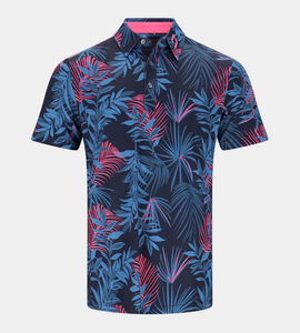 Chemises polo pour hommes avec impression personnalisée, dernier design, logo brodé, design personnalisé, mélange de polyester et de spandex, chemises polo de golf - Product Image 1