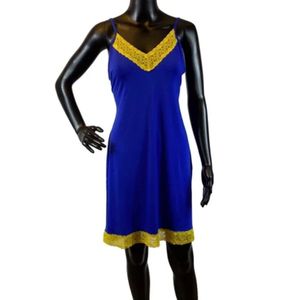 Camisón de Satén Suave para Mujer, Ropa de Dormir sin Mangas con Encaje, Lencería Elegante, Ropa Cómoda para Estar en Casa - Product Image 2