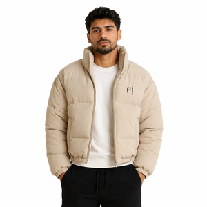Men's Quilted Puffer <b>Jacket</b> Stand Collar Padded Winter Men's <b>Jackets</b> Wholesale OEM Custom Lightweight Warm Casual Outdoor <b>Jacket</b> - Product Image 1