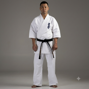 Uniforme de Karate Bordado Personalizado, Traje de Entrenamiento de Artes Marciales para Práctica Profesional - Product Image 1