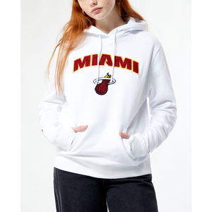 Sudadera con Capucha para Mujer, de Alta Calidad, Personalizada, Transpirable, de Felpa de Algodón Blanco de 500 g/m², con Estampado Puff - Product Image 1