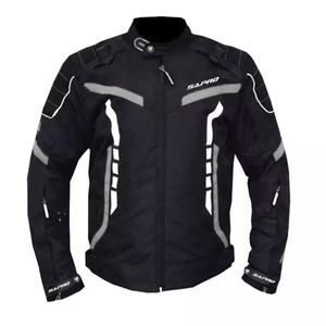 Blouson court de moto respirant avec protection CE niveau 2, blouson textile imperméable pour homme, blouson léger toutes saisons - Product Image 1