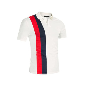 Conjunto de Camiseta Polo y Pantalones Cortos de Verano para Hombre EKIN IMPEX, Ropa Deportiva de Dos Piezas a Rayas, Transpirable, Estilo Casual, OEM/ODM - Product Image 3
