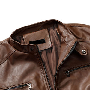 Chaqueta de Cuero para Hombre Otoño Invierno, Chaqueta de Cuero para Hombre de la Mejor Calidad, Chaqueta de Cuero para Hombre de Secado Rápido para Invierno - Product Image 4