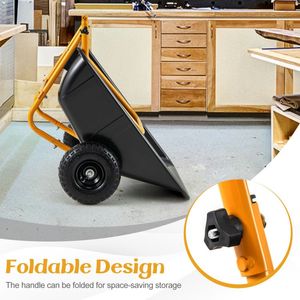 Carriola da Giardino con Ruote Pneumatiche Doppie - Product Image 5