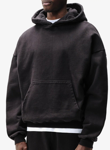 Sudadera con Capucha de Invierno Forrada de Felpa de Algodón de Lujo de Saleh Enterprises, Unisex, Corte Holgado, Talla Grande, Suave y Transpirable - Product Image 2