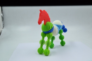Figurine de cheval de safari amusante pour enfants, jouet en PVC, animal miniature, objet de collection, cadeau éducatif pour garçons et filles - Product Image 2