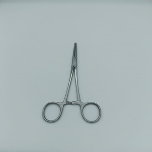 CE ISO Certified Straight Kocher Tissue Forceps 1x2 Teeth Stainless Steel Surgical Hemostats Forceps Set for Orthopedic Surgery - Product Image 1