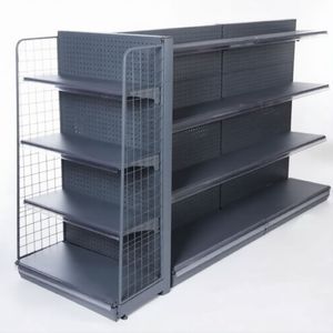 6.5 ft 5 Shelf Japanese Style Heavy Duty Metal Display Rack with Painted Steel 380kg Capacity - Product Image 4