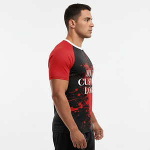 Camiseta de Compresión para Hombre 2026 con Estampado por Sublimación de Secado Rápido, con Logotipo Personalizado, para Entrenamiento de MMA, NO GI, Grappling, Jiu Jitsu, BJJ - Product Image 3