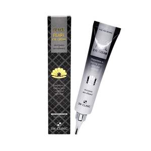 Crème pour les yeux 3W CLINIC Black Pearl 40ml, soin coréen K-Beauty éclaircissant et hydratant pour les yeux avec extrait de perle - Product Image 1