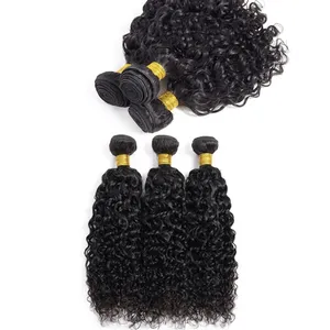 Remy Bulk <b>Curly</b> Hair Deep <b>Curly</b> Weave Bundles Natural Black Remy Hair Full Lace <b>Wig</b> Customize Size - Product Image 6