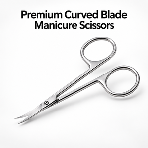 Ciseaux à cuticules professionnels KD.707 pour le soin des ongles, fins, tranchants, courbés, pour manucure russe, ciseaux à cuticules, pour usage en salon - Product Image 3