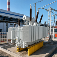 Transformateur de puissance triphasé sur mesure 500V avec noyau en acier au silicium écologique pour bâtiments commerciaux de grande hauteur