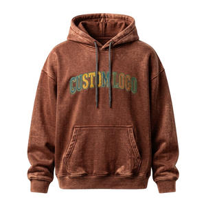 Sweat-shirt à capuche en tricot personnalisé de qualité supérieure, pour homme, coupe ample, en molleton de coton, avec poche avant, séchage rapide, idéal pour l'hiver - Product Image 6